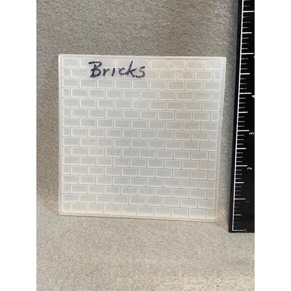 Brick Pattern Embossing Folder For Scrapbooking Card Making & DIY Crafts - Picture 3 of 4
